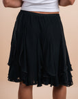 Black Midi skirt