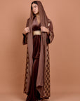 Sparkle brown kaftan