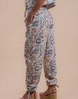 Floral print Pants + Vest Set