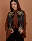Black palm vest