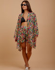 Floral Chiffon Kimono