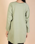 Oversized Drawstring T-shirt - Mint