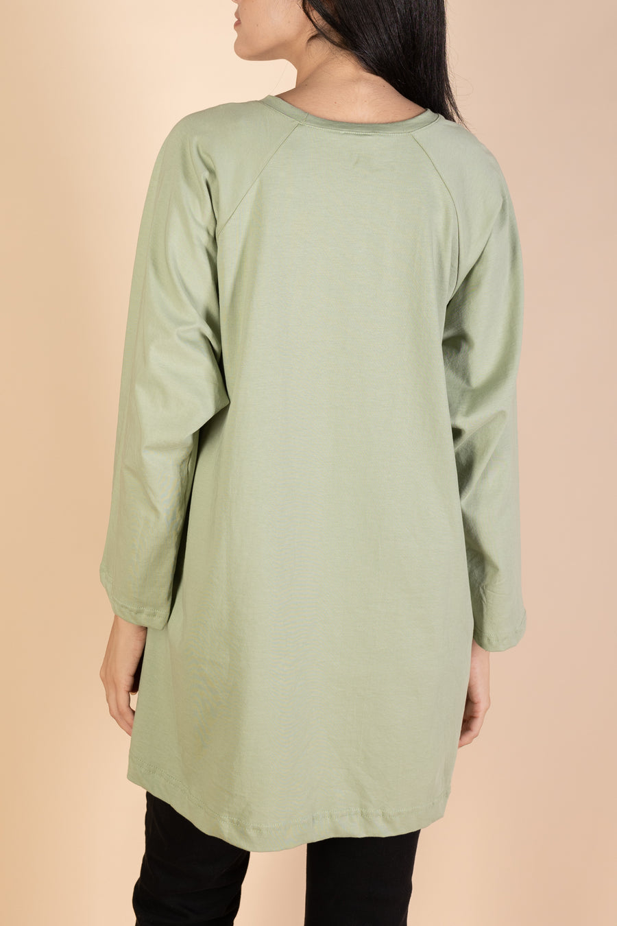 Oversized Drawstring T-shirt - Mint