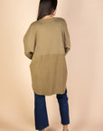 ( Restocking ) Back & Forth Melton Top - Olive