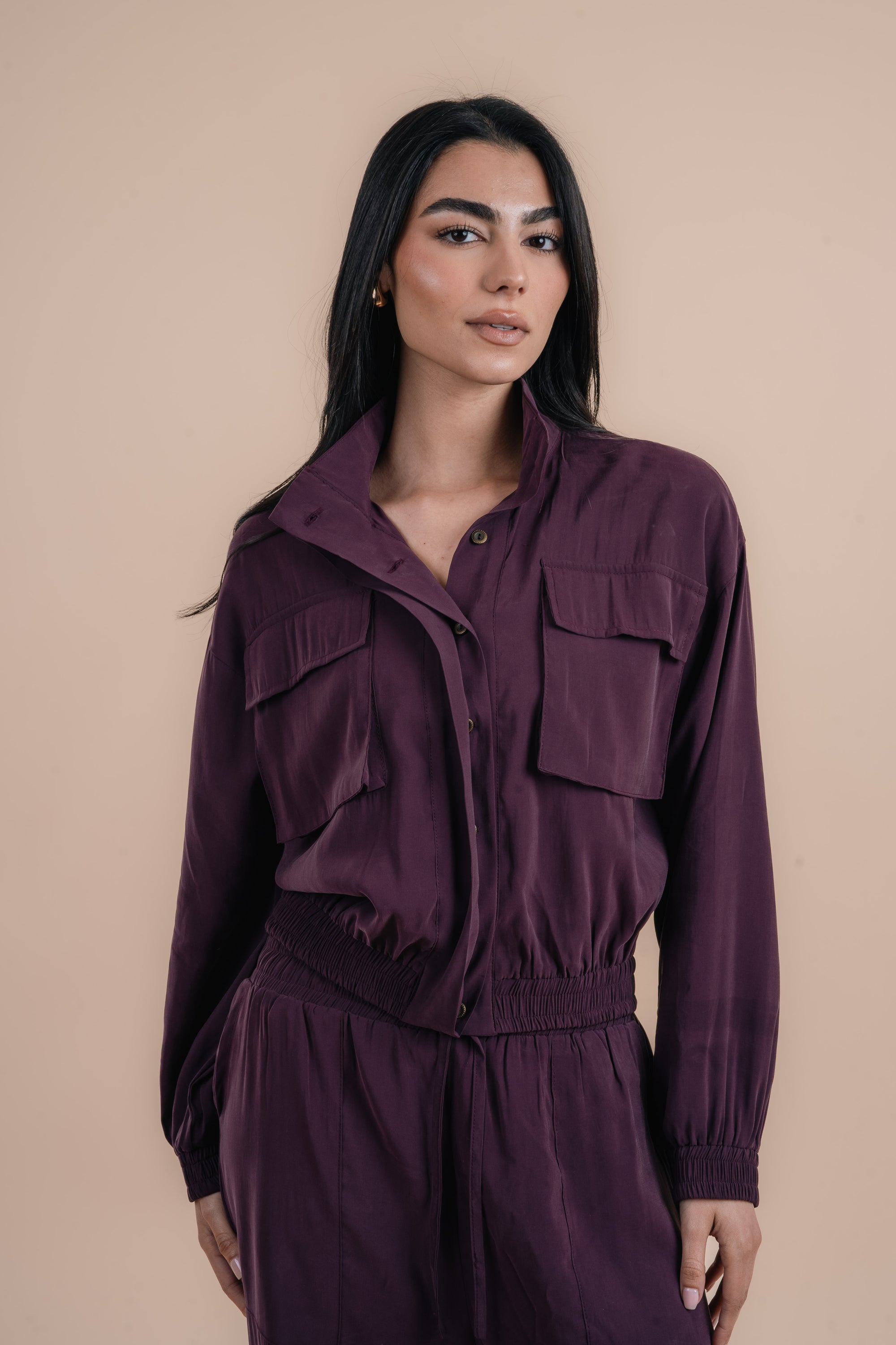 Peach skin plum set