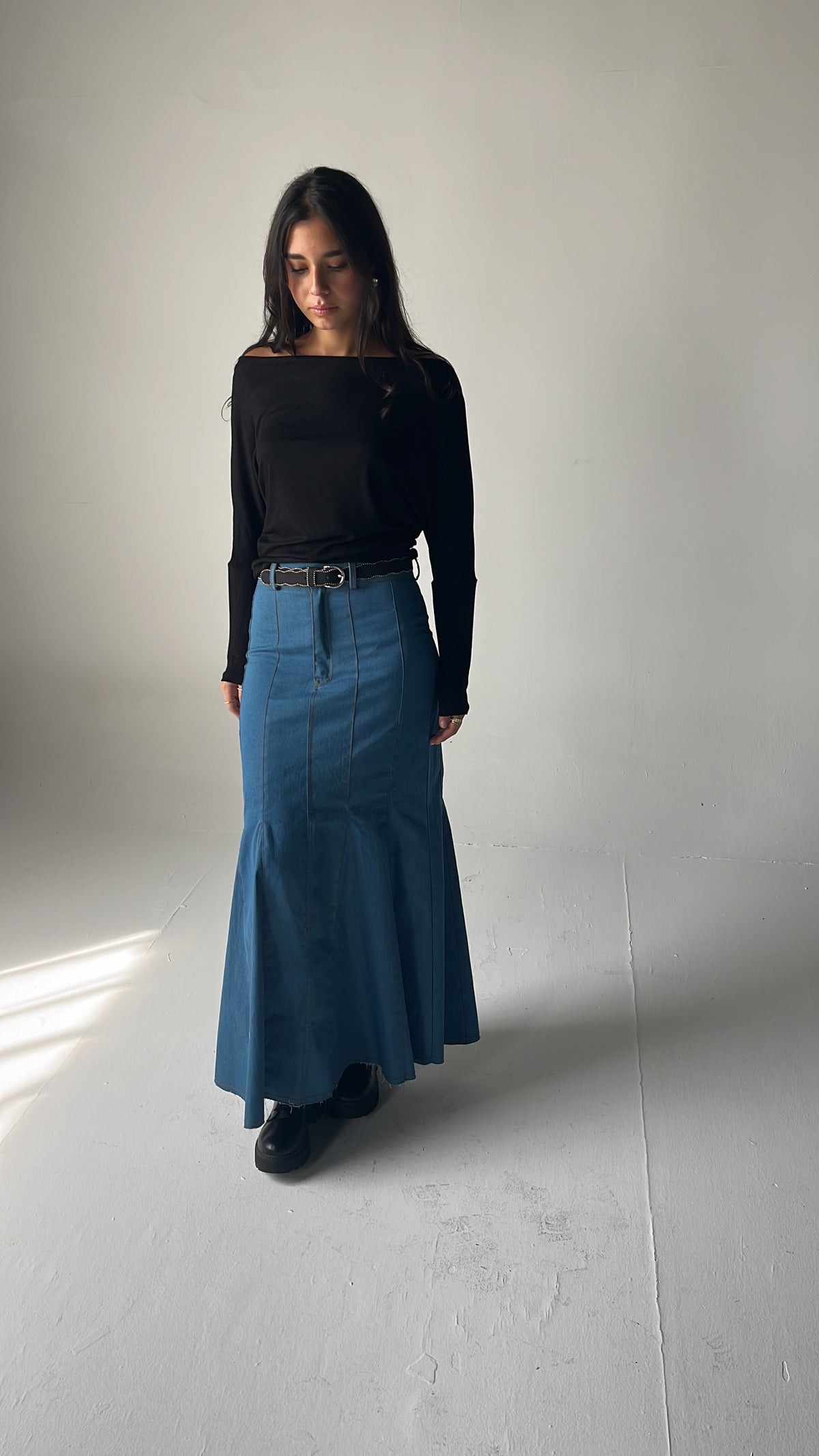 Draped Top - Black