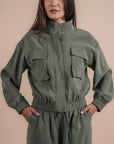 Peach skin olive set