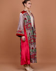 Iconic Red Velvet Kimono