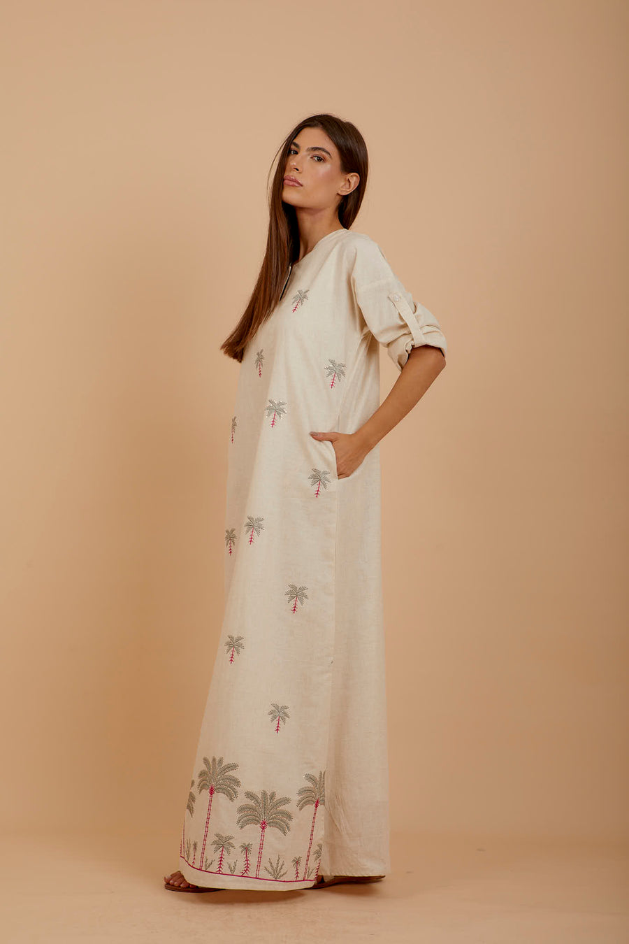 Long Palm Dress