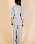 Grey Tie sweats set