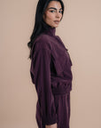 Peach skin plum set