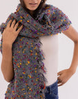 Handmade Knit scarf - Grey