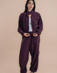 Peach skin plum set