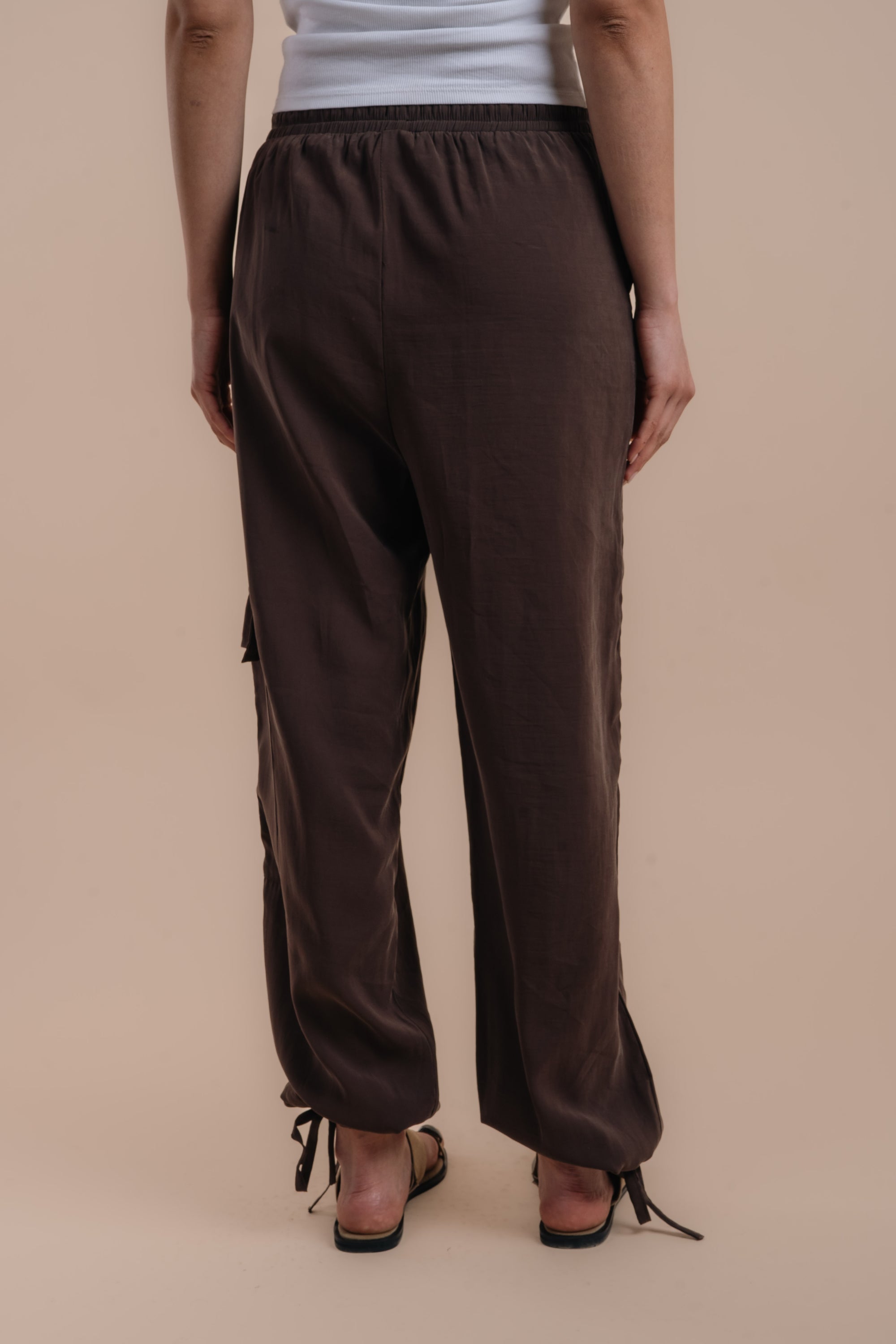 Peach skin brown set