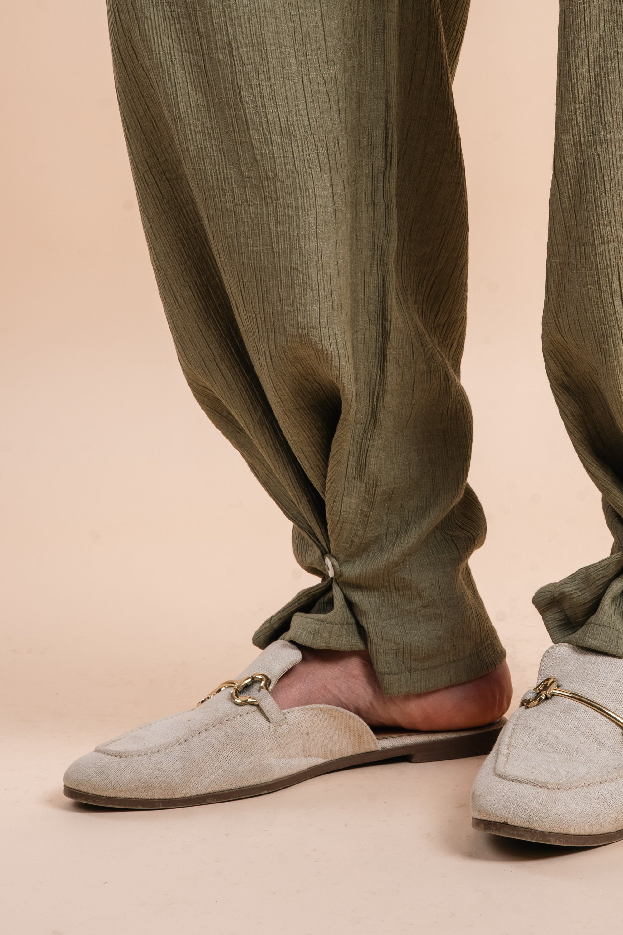 Scarf Pants - olive