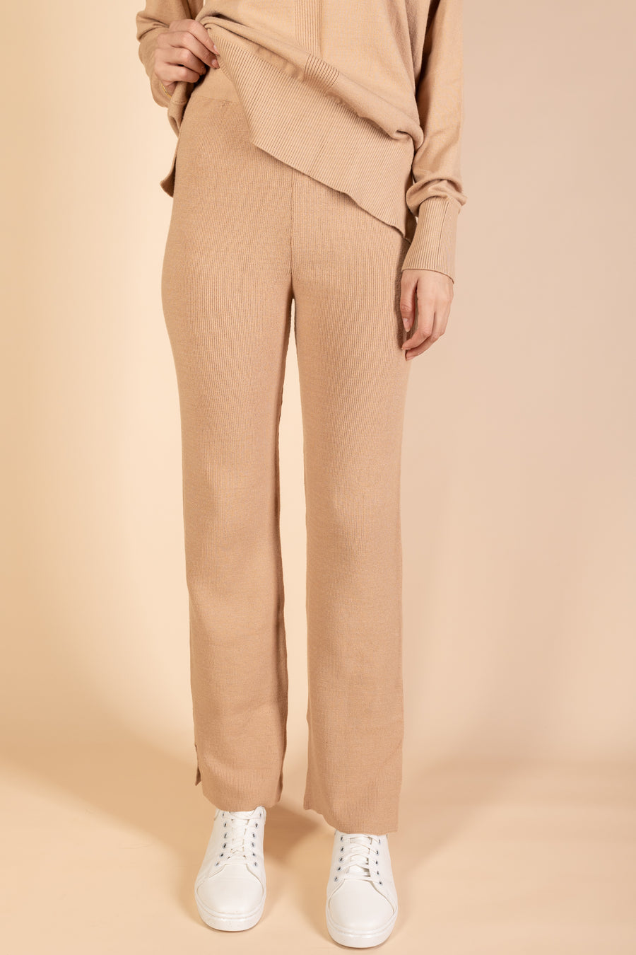 Camel Knit Pants