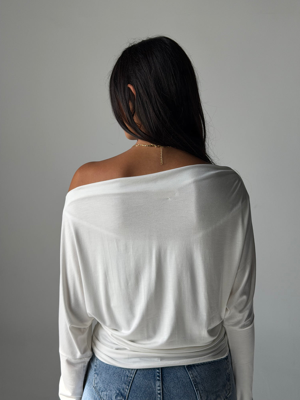Draped Top - Offwhite