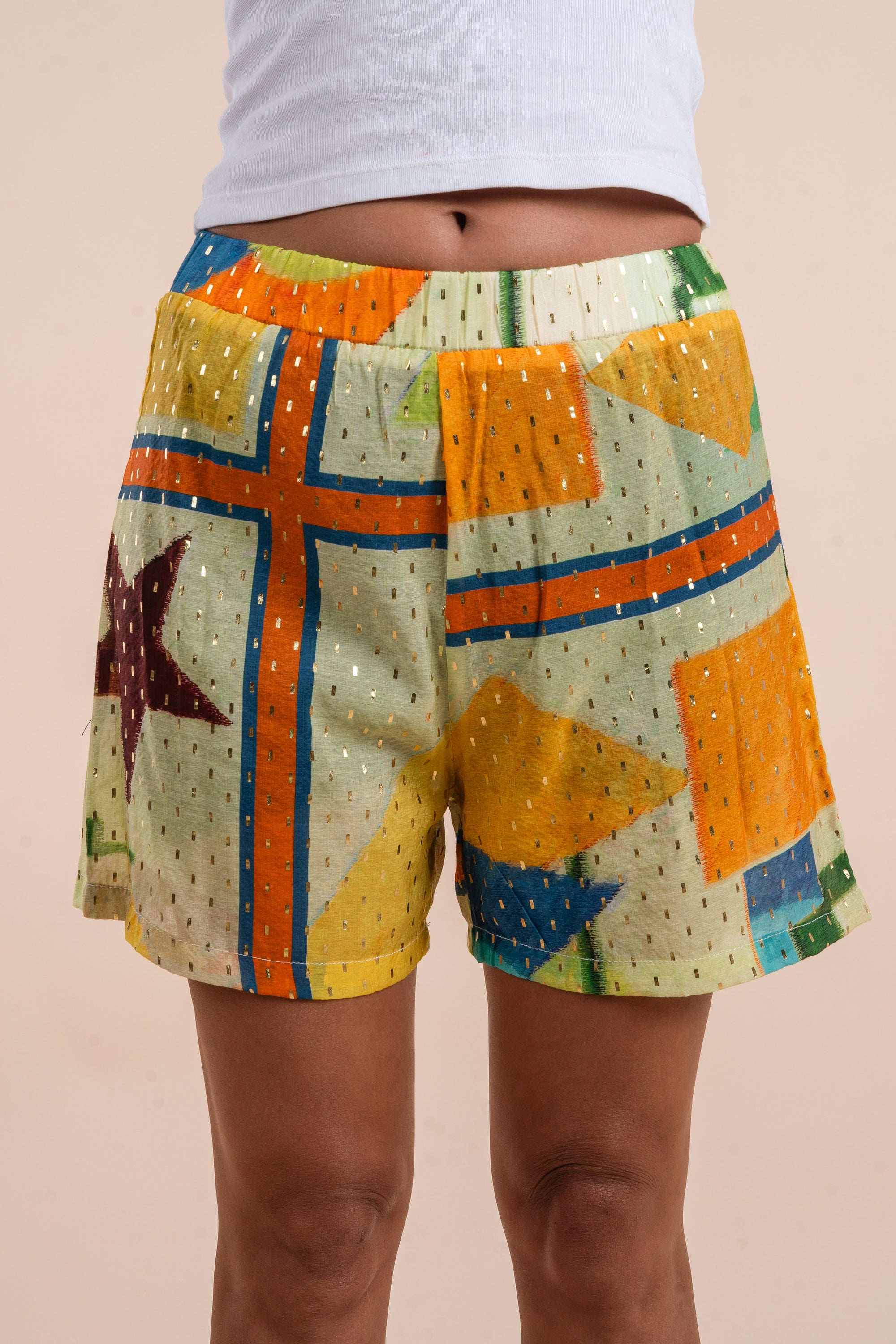 Abstract print Shorts