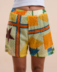 Abstract print Shorts