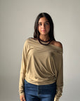 Draped Top - Cafe