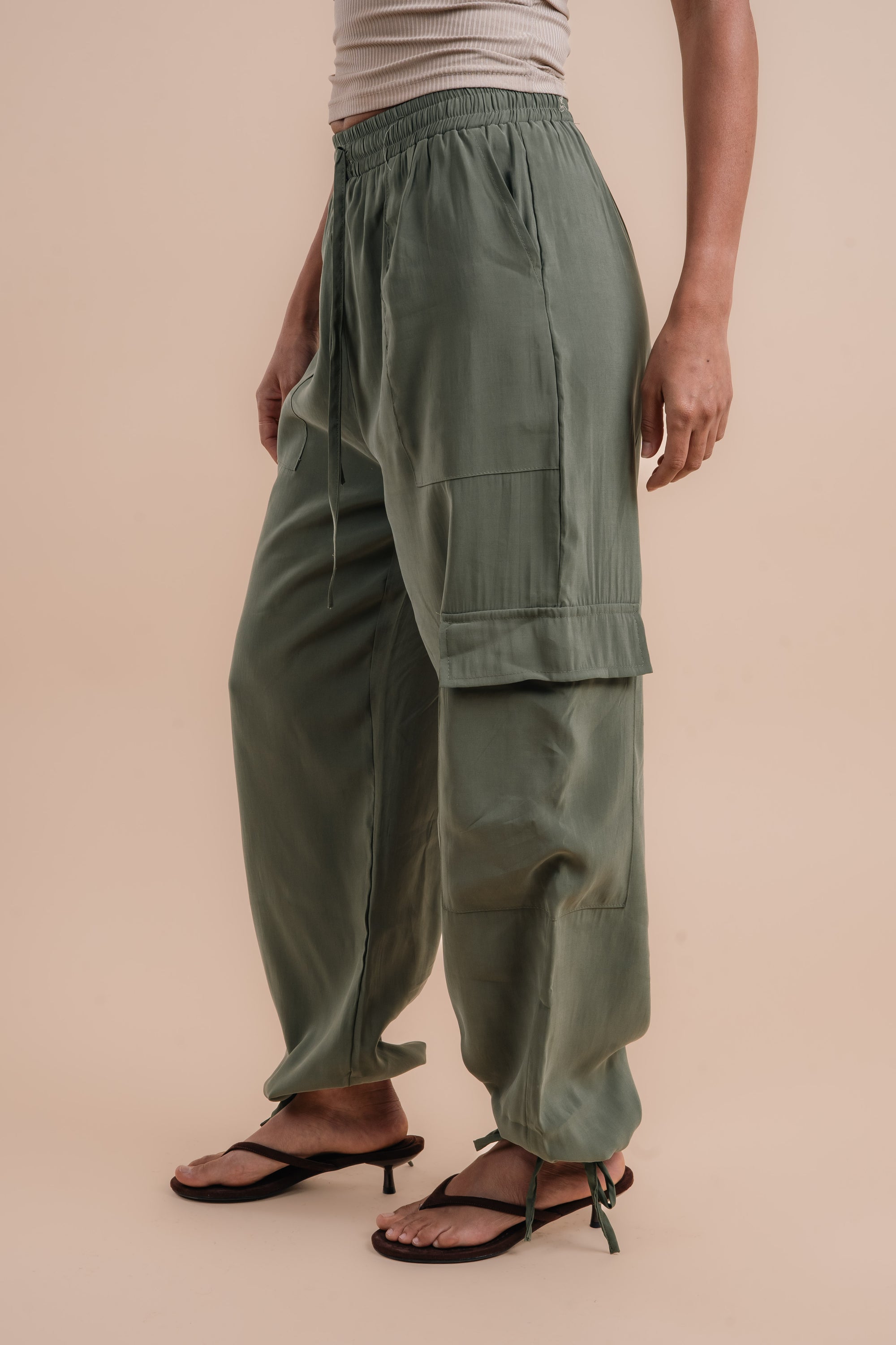 Peach skin olive set