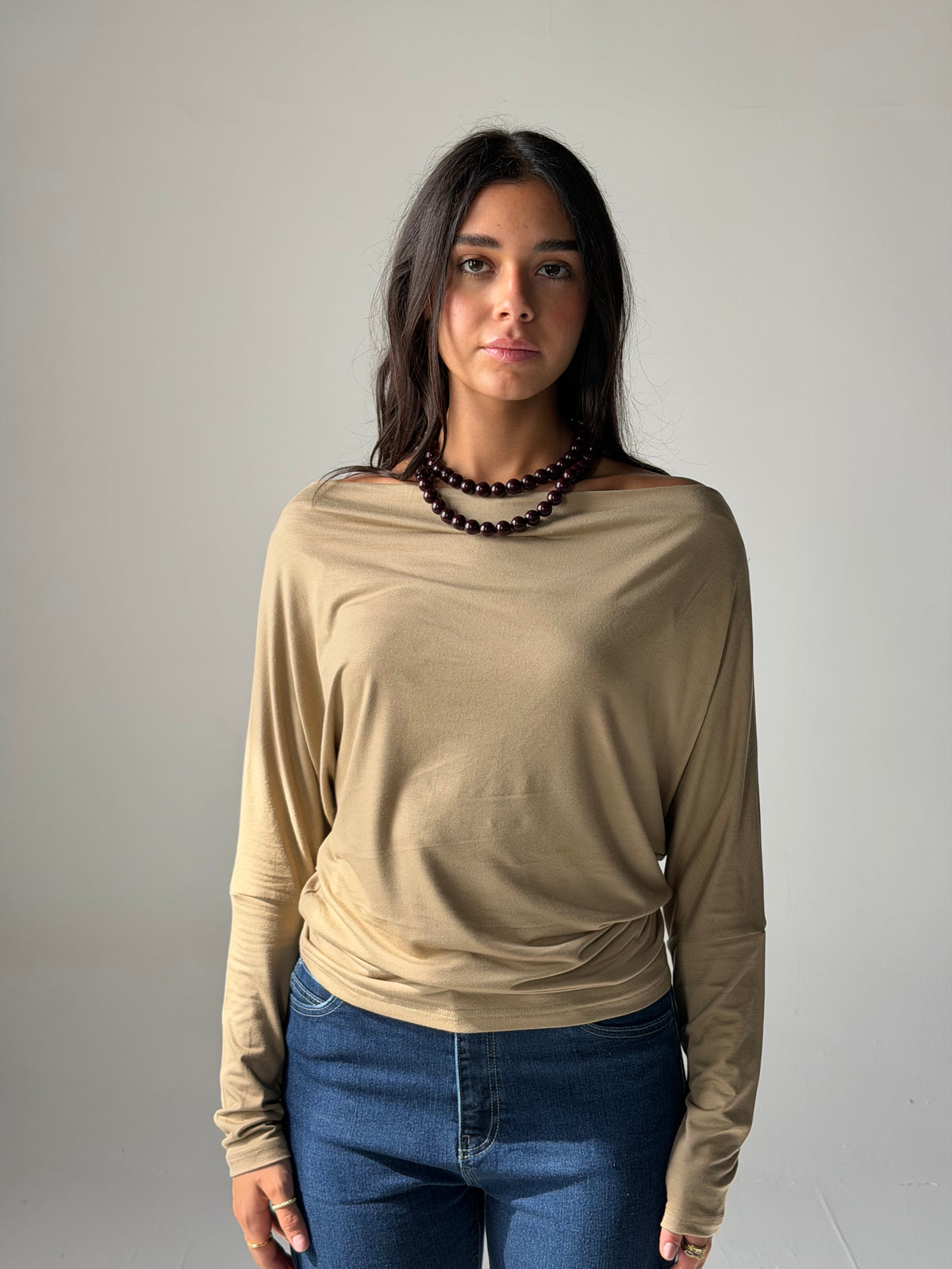 Draped Top - Cafe