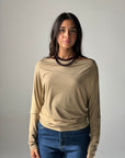 Draped Top - Cafe
