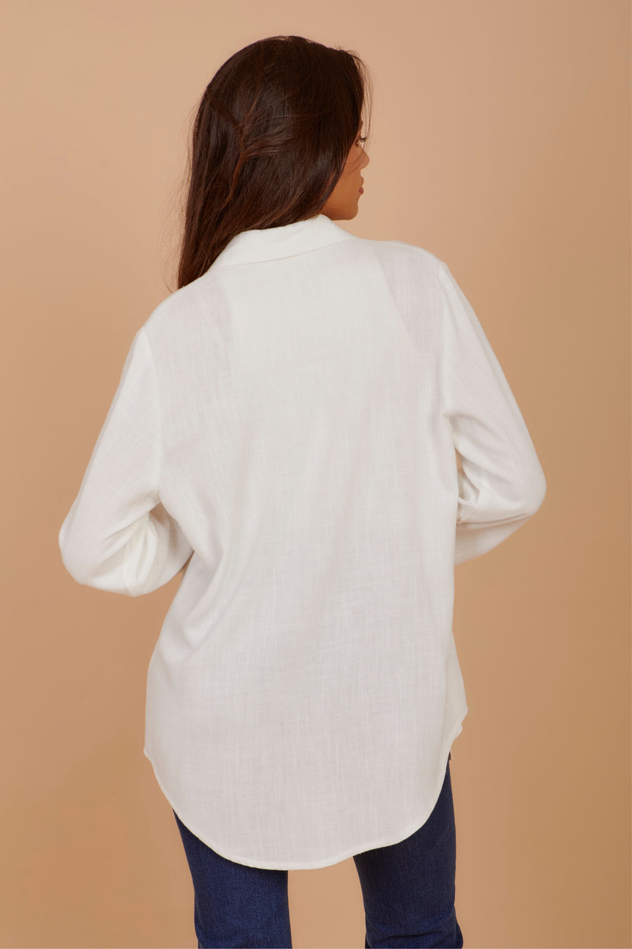 Off-White Soft Linen Shirt