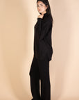 ( Restocking ) Black Knit Pants