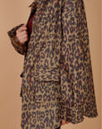 Leopard Gabardine jacket