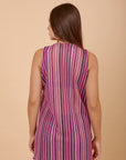 Stripes Crochet Vest in Pinks (matching pants available)