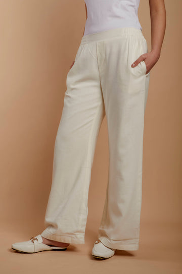 White Linen Pants (Extra coating)
