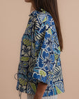 Blue Floral shirt