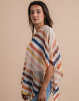 Stripes Crochet cape