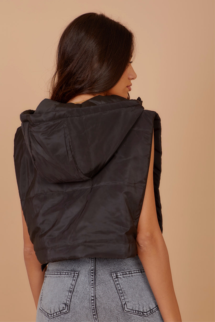 Side buckles Vest - Black