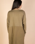 ( Restocking ) Back & Forth Melton Top - Olive