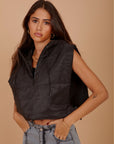 Side buckles Vest - Black