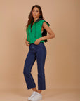 Side buckles Vest - Green