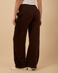 Brown Loose fit Sweatpants