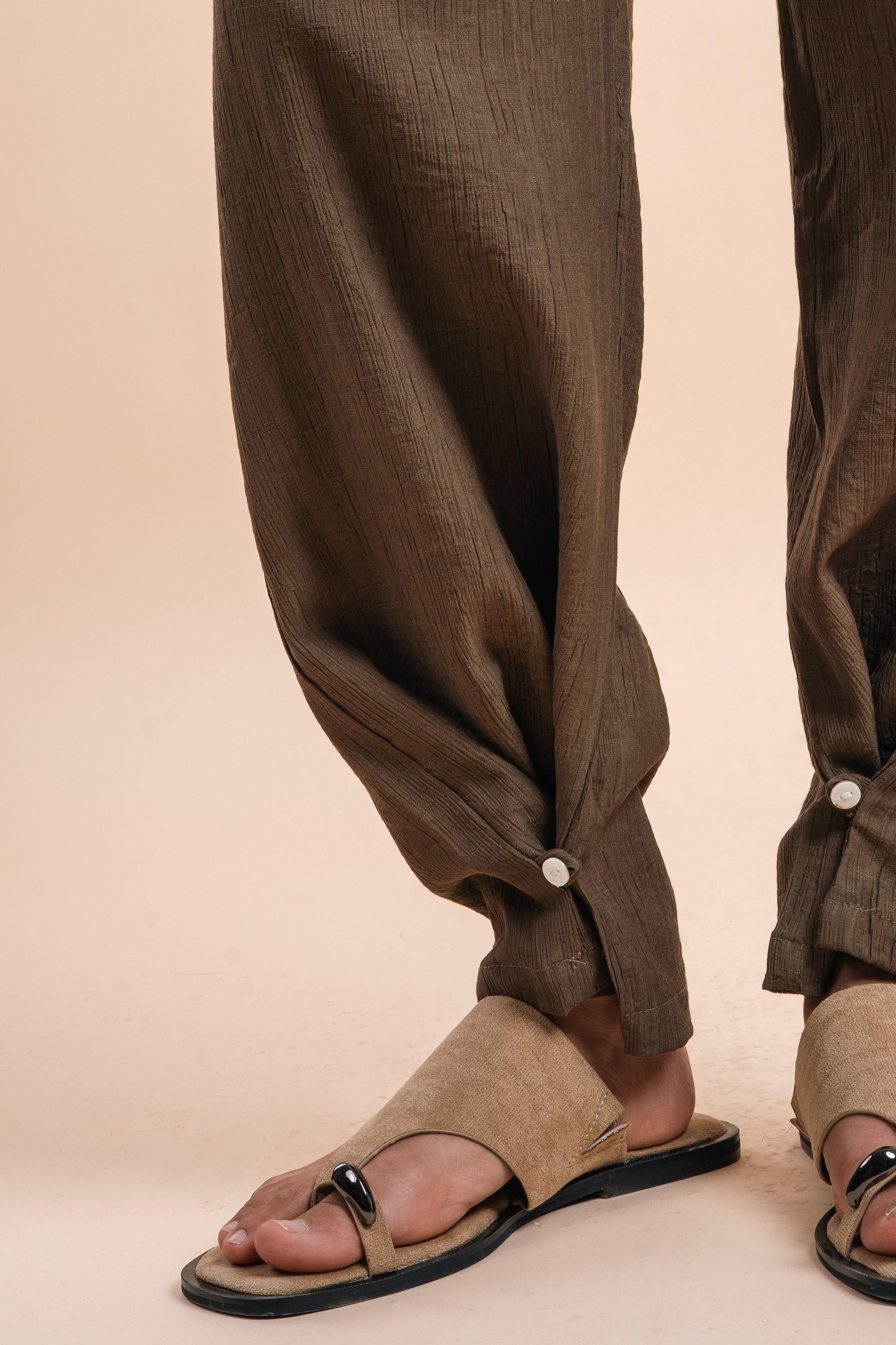 Scarf Pants - café
