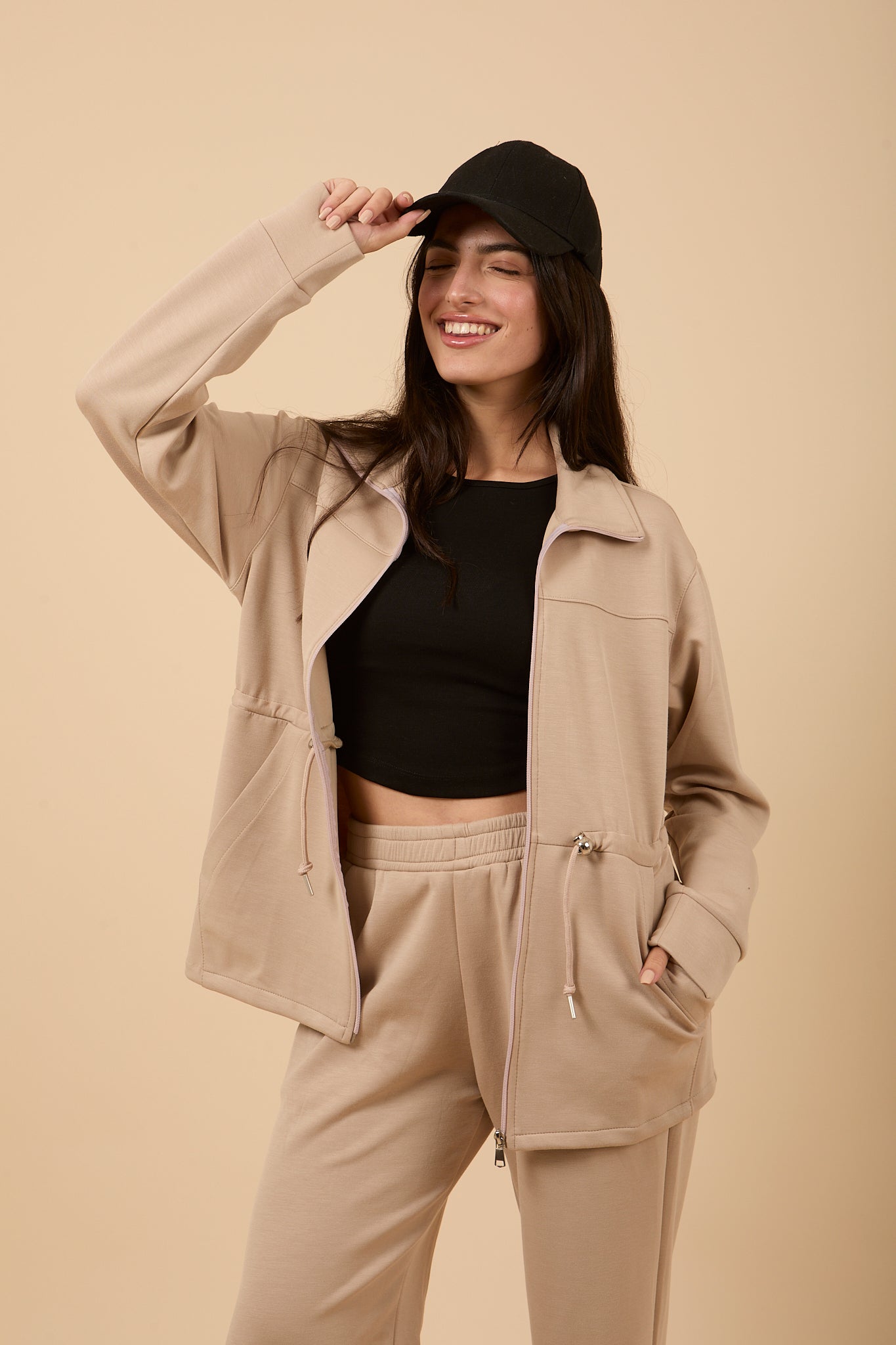 Soft touch Beige Jacket