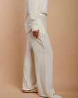 Off-White Soft Linen Pants (extra coating)