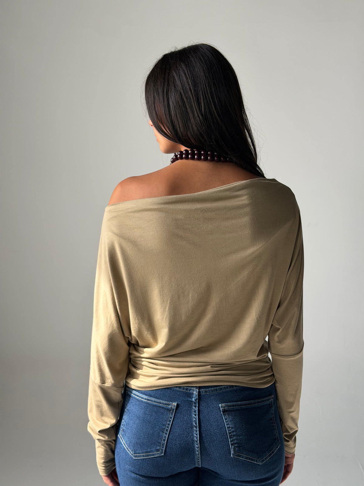 Draped Top - Cafe