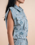 Embellishment shells - light Denim Vest