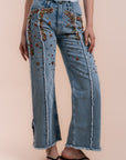 Boyfriend Jeans stone embelishments