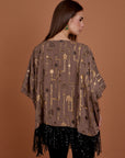 Sequins & Fringes Kimono