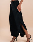 Flowing Pants with vents - Black