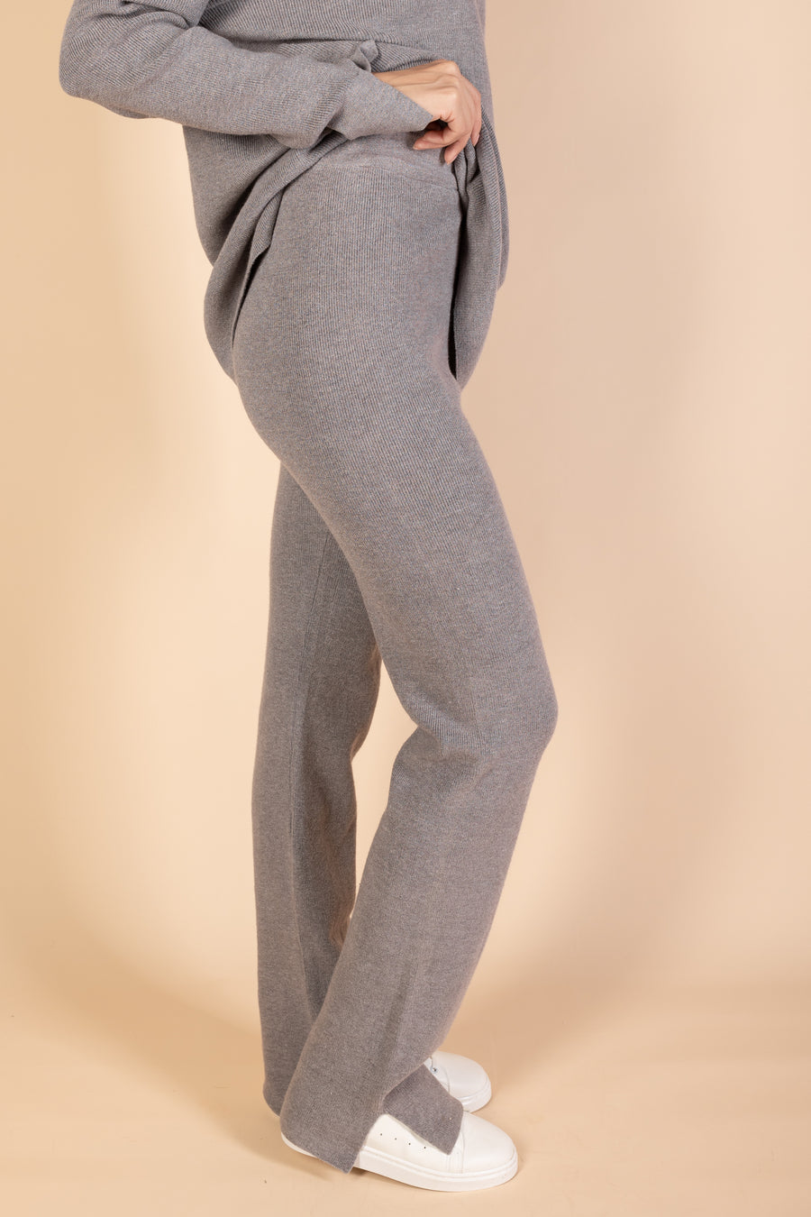 Grey Knit Pants