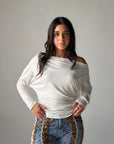 Draped Top - Offwhite