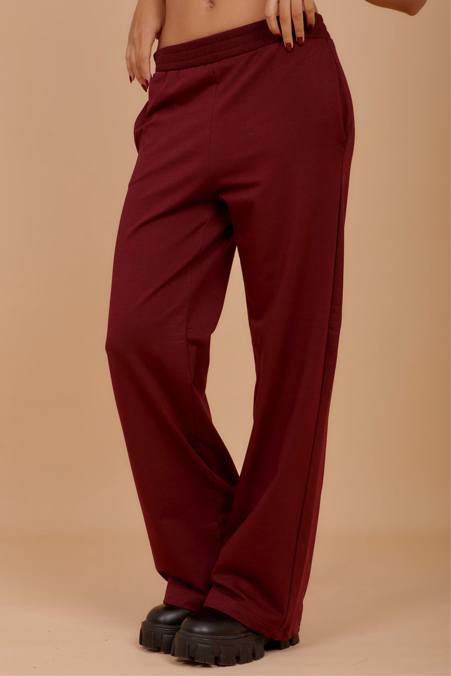 Burgundy Tie sweats set